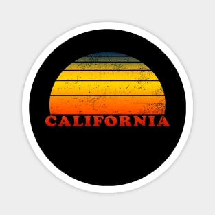 California Retro Vintage T Shirt 70s Throwback Surf Magnet